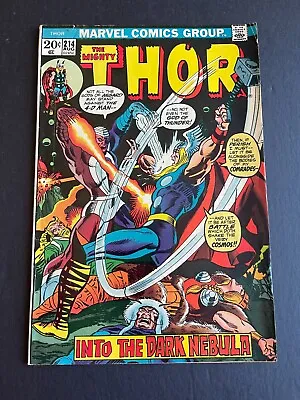 Buy  Thor #214 -1st Appearance Of Xorr The God-Jewel(Marvel, 1973) VG+ • 3.72£