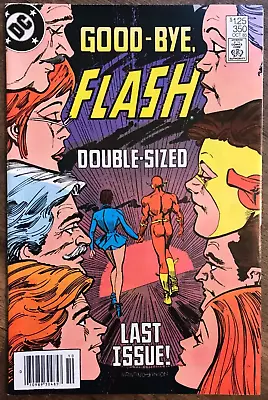 Buy The Flash #350 By Bates Infantino Re-Intro Iris West Barry Allen Newsstand 1985 • 6.40£