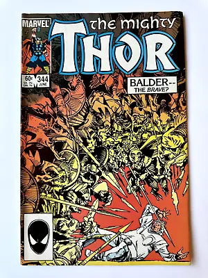 Buy The Mighty Thor #344 1st Malekith App. Marvel 1984 VG-VG+ • 7.84£