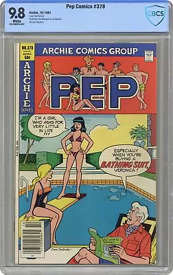 Buy Pep Comics #378 CBCS 9.8 1981 23-2386FFA-007 • 421.30£