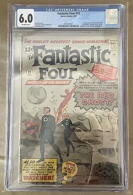 Buy Fantastic Four #13 CGC 6.0 1963 Comic • 639.62£
