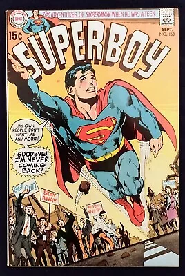 Buy Superboy #168 (DC September 1970) Very Good+ 4.5 Neal Adams Cover! • 7.12£
