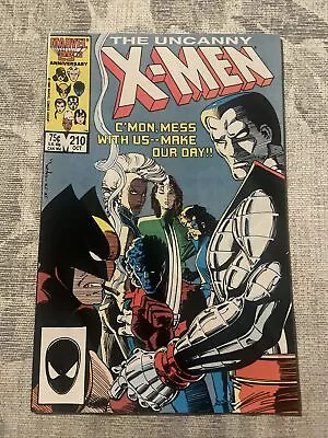 Buy Uncanny X-Men #210 1st Cameo Of The Marauders Marvel, 1986 • 10£
