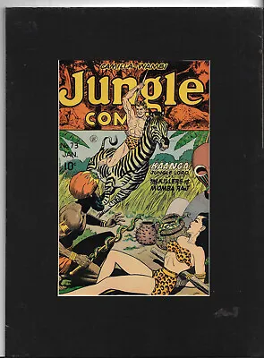 Buy Jungle Comics #73 (Fiction House) Jan 1946, Original Front Cover Matted, Kaaga • 24.02£