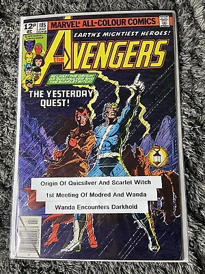 Buy THE AVENGERS #185 John Byrne Marvel 1979 UK Price VF/NM • 9£
