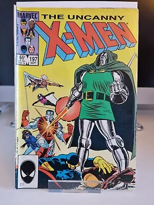 Buy Marvel Comics Uncanny X-men #197 September 1985 Chris Claremont Doom Cover • 3.99£