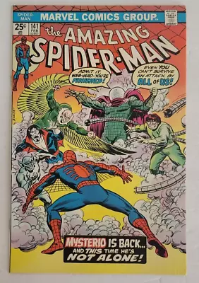 Buy The Amazing Spider-Man #141 1st Appearance Of The 2nd Mysterio Key  1975 • 75.95£