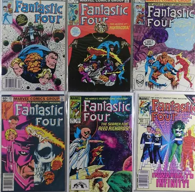 Buy Fantastic Four Comic Book Lot Of (6) Lower Grade #s 253 254 255 257 261 282 • 11.85£