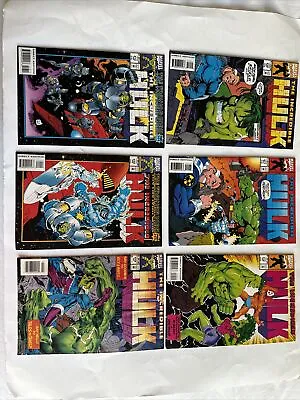 Buy Incredible Hulk Lot Of 6 #410-414 & 419 Marvel (1991) 1st Print Comics • 17.37£