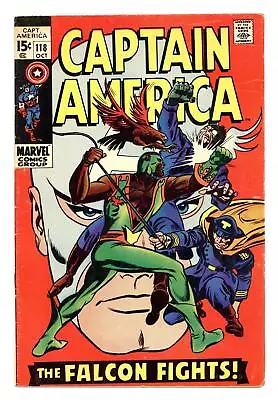 Buy Captain America #118 VG 4.0 1969 • 19.99£
