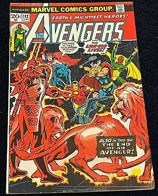 Buy The Avengers #112 (June 1973) ✨1st Mantis - Marvel Comics Group Comic Book • 35.98£