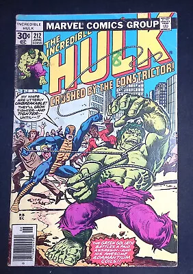 Buy The Incredible Hulk #212 Silver Age Marvel Comics VG+ • 0.99£
