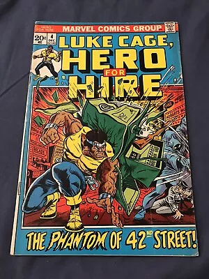 Buy Luke Cage, Hero For Hire # 4 Marvel 1972 Bronze Age Comic Book VG • 12£