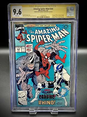 Buy Amazing Spider-man 344 Cgc 9.6 2xss Salicrup Larsen First Cletus Kasady Carnage • 276.71£