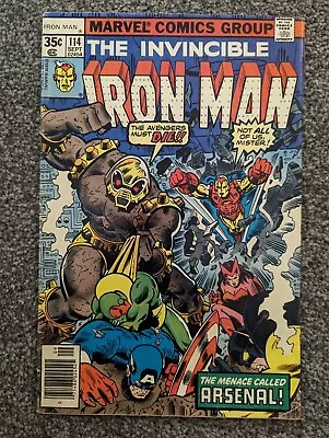 Buy Iron Man 114. Marvel Comics 1978, The Avengers • 2.49£