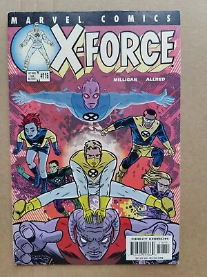 Buy X-Force #116 Allred No Code Variant VG 2001 Low Grade Marvel Comics  • 6.40£