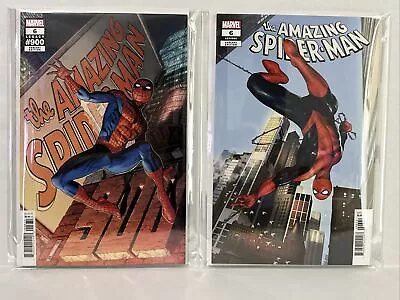 Buy Amazing Spider-man #6 1:50 Cheung Variant Legacy + Taurin Clarke Cover #900 • 17.98£