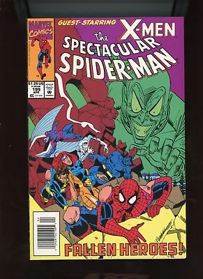 Buy 1993 Marvel,   Spectacular Spider-Man   # 199, X-Men Appear, VF/NM, BX87 • 3.90£