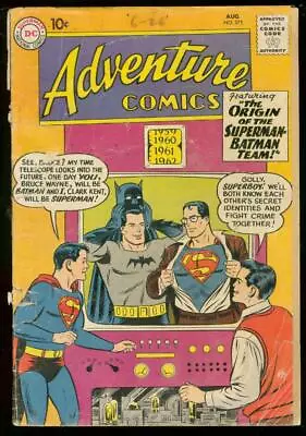 Buy Adventure Comics #275 1960-superman & Batman Team Cover Fr • 30.58£