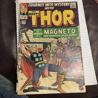 Buy Journey Into Mystery # 109 (FR/GD 1.5) 1964 Thor Vs. Magneto, Kirby • 86.72£