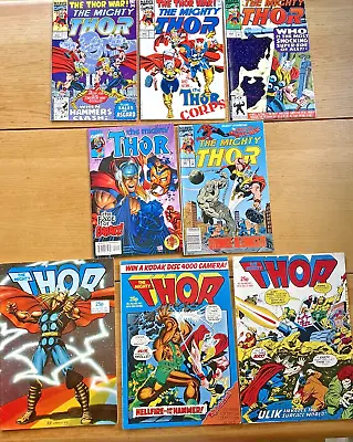 Buy 8 Thor Marvel Comics - The Mighty Thor Mix Job Lot Bundle • 20£