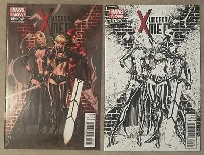 Buy Uncanny X-Men #19.Now Set 1:50 & 1:100 Scott Campbell Sketch Magik Variant NM • 197.45£