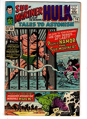 Buy Tales To Astonish #70 (1965) - Grade 6.5 - 1st Appearance Of King Neptune! • 55.41£