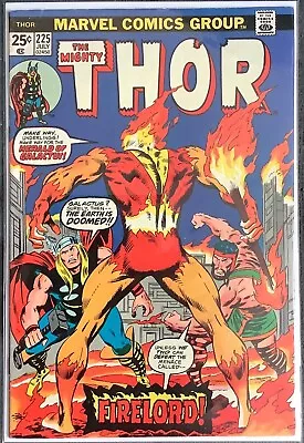 Buy Mighty Thor #225 (Marvel, 1974) 1st Appearance Firelord Key Issue VF+ • 193.99£