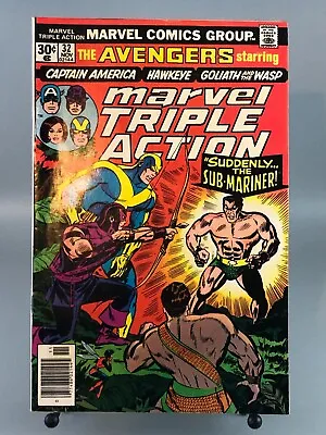 Buy Marvel Comics Marvel Triple Action #32 1972 VF • 3.18£