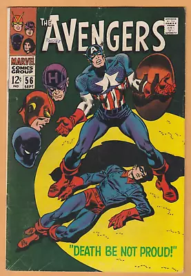 Buy Avengers #56 - Origin Of Captain America - Death Of Bucky - VG (4.0) • 7.87£