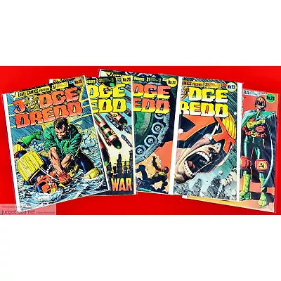 Buy Judge Dredd # 19 20 21 22 23 Of 33 Eagle Comics  5 2000AD Comic Books (Lot 2053 • 23.75£