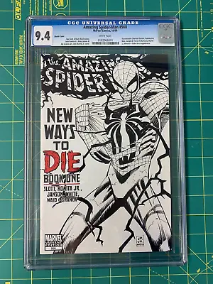 Buy The Amazing Spider-Man #568 - Oct 2008 - Vol.2 - Sketch Cover - CGC 9.4 • 41.02£
