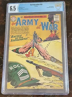 Buy Our Army At War #128 CBCS 6.5 1963 DC Like Cgc • 134.24£