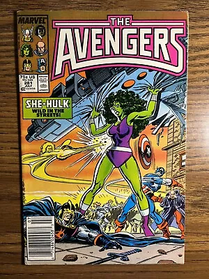 Buy The Avengers 281 Newsstand She-hulk John Buscema Cover Marvel Comics 1987 • 4.31£