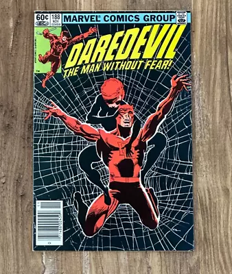 Buy Marvel Comics Group Daredevil The Man Without Fear #188 November Bronze Age 1982 • 7.97£
