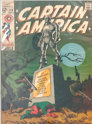 Buy Captain America #113, Marvel Comics Funeral & Resurrection Of Captain America • 75.33£
