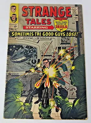 Buy Strange Tales #138 1965 [GD/VG] Silver Age Nick Fury 1st App Eternity • 18.92£