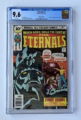 Buy ⭐️ The Eternals #1 CGC 9.6 Graded Marvel Comics 07/76 Rare UK Price Variant ⭐️ • 450£