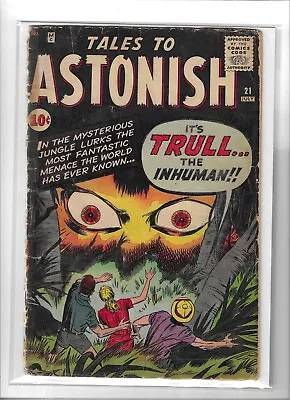 Buy Tales To Astonish # 21 Fair [1961] Kirby Ditko • 44.95£