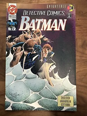 Buy Detective Comics Batman #663 ***KNIGHTFALL*** (Grade FN/VF) • 4.95£