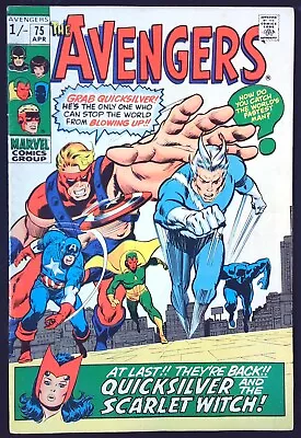 Buy AVENGERS (1963) #75 *First Appearance Of Arkon* - Back Issue • 24.99£