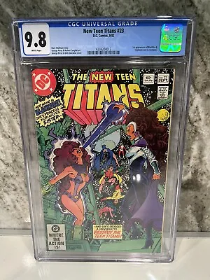 Buy New Teen Titans #23 (1982) Key 1st Appearance Blackfire, Vigilante CGC 9.8 DD412 • 94.74£