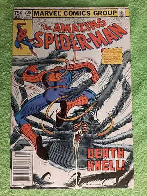 Buy AMAZING SPIDER-MAN #236 FN : Canadian Variant Bottom Of Book Is Wrinkled RD6636 • 33.19£