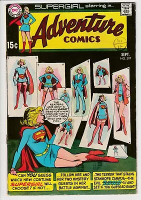 Buy Adventure Comics #397 • 1970 • Vintage DC 15¢ • 1st Appearance Of New Supergirl • 5.50£