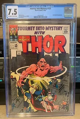 Buy Marvel Comics - Journey Into Mystery #121 - Thor & Absorbing Man - CGC 7.5 • 158.28£