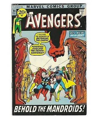 Buy Avengers #94 1971 VG+ Kree-Skrull War! Neal Adams  Combine Shipping • 10.39£