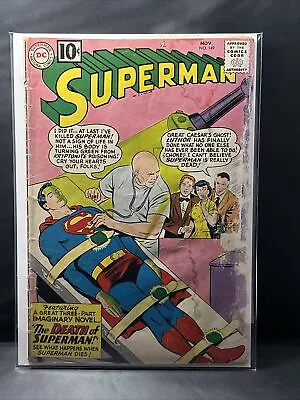 Buy SUPERMAN #149 DC Comics Golden Age 1961 - (1.8) Death Of Superman • 15.98£