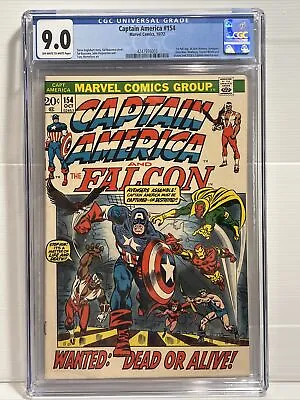Buy Captain America #154 CGC 9.0 1972 • 118.22£