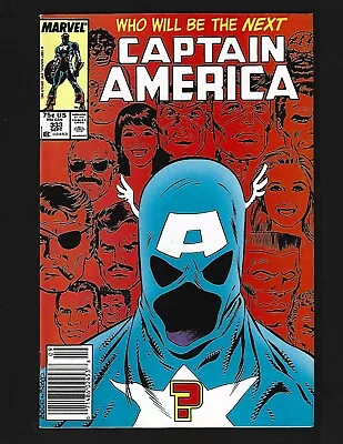 Buy Captain America #333 (News) VF+ Origin John Walker/Super-Patriot & 1st As Cap • 17.42£