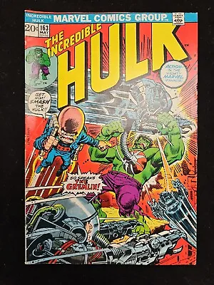 Buy The Incredible Hulk-stan Lee Presents Marvel May 1973 #163-“trackdown!” ( C077 ) • 6.39£